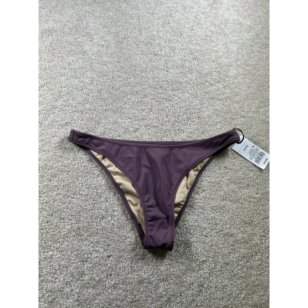 Shade & Shore Women's Swimwear Bottom Purple‎ Small Nylon Spandex